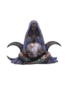 Triple Moon Goddess Bronze Incense Burner