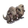 Three Wise See No, Hear No, Speak No, Tyrannosaurus Rex Dinosaur Figurines