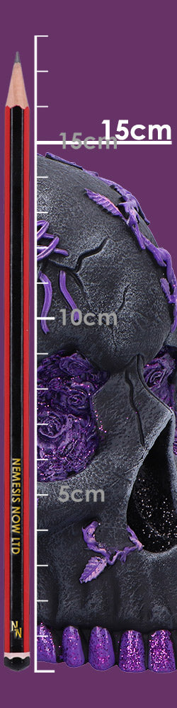 Rose Geode Skull 19cm