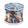 Winter Highland Cows Foldable Lamp 21cm
