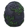 Aged Pentagram Skull 18.8cm
