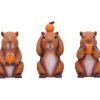 Three Wise Capybaras 10.5cm