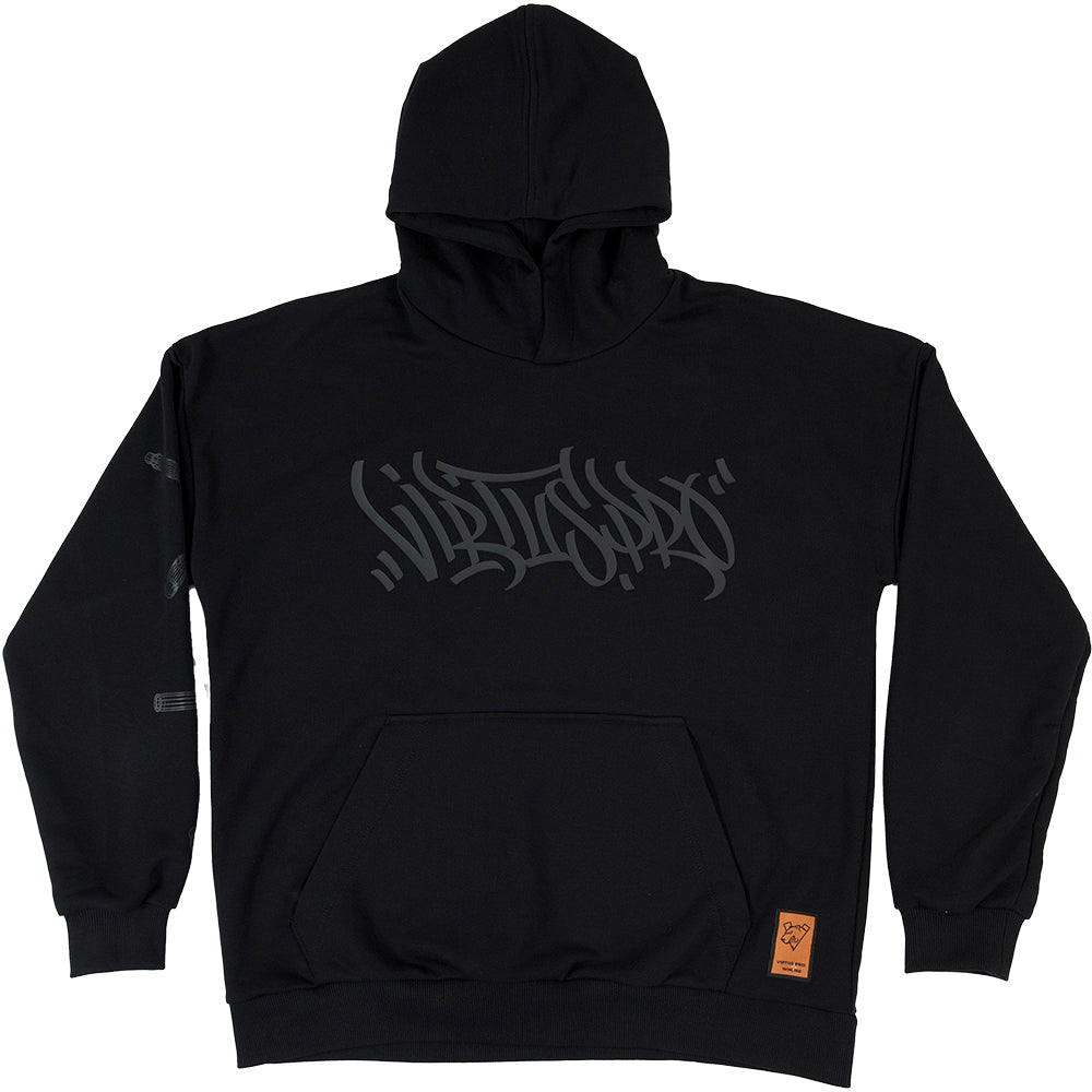 Virtus.pro hoodie with flextran logo, color: black, size XXL