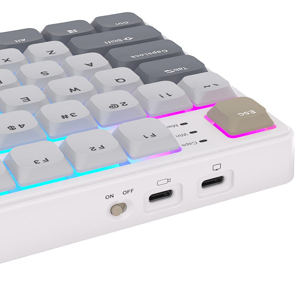 Royal Kludge N80 Linear 80K Pearly Dawn - RGB ANSI (ENG) wireless