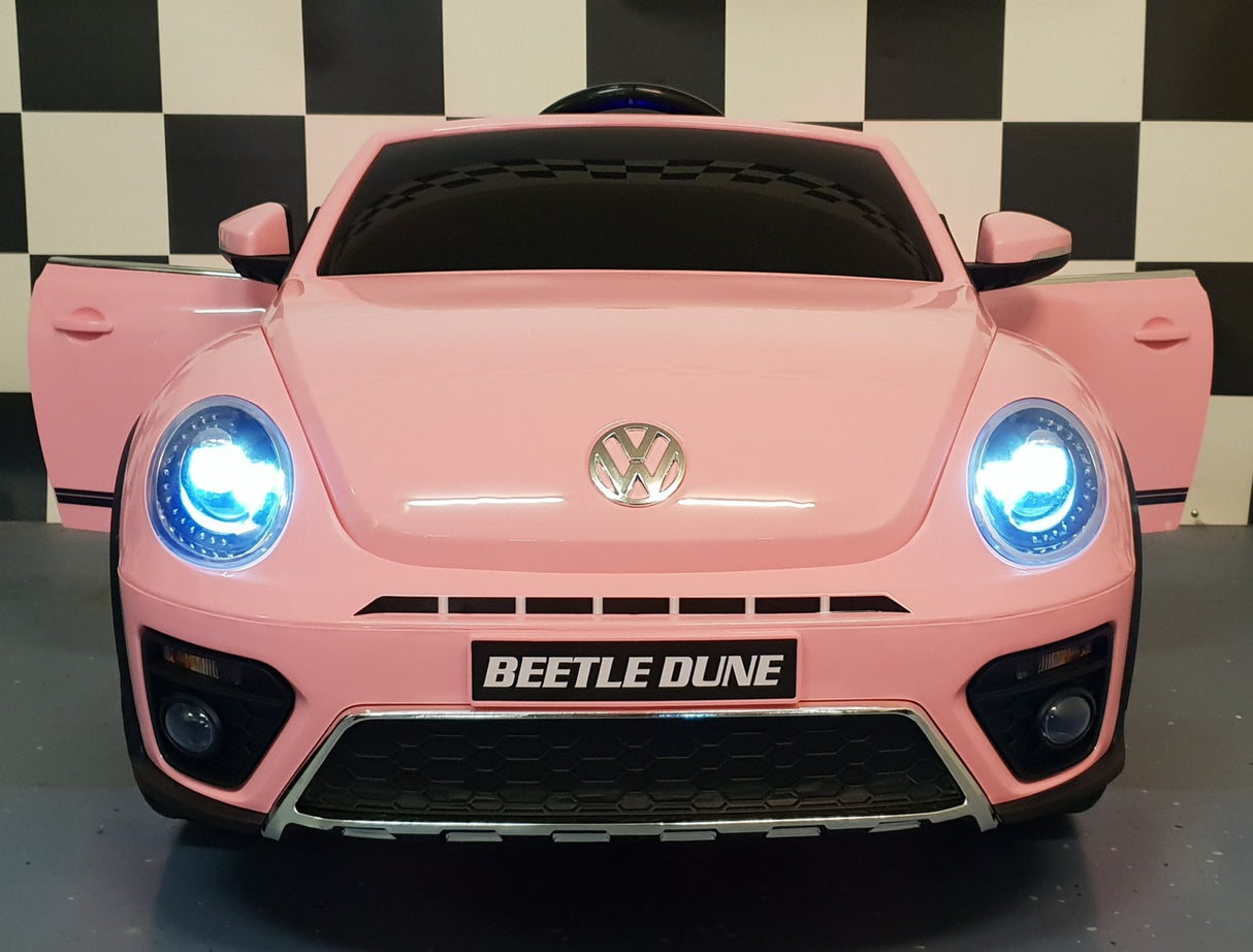 VW Beetle electric children's car 12 volts Pink