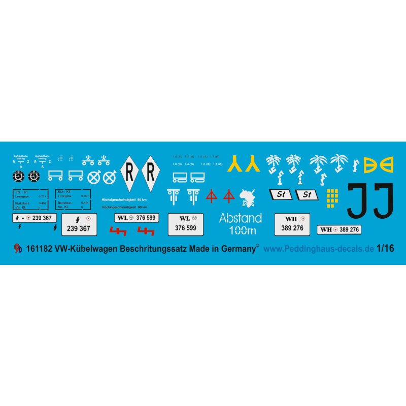 Beschriftung für Kübelwagen