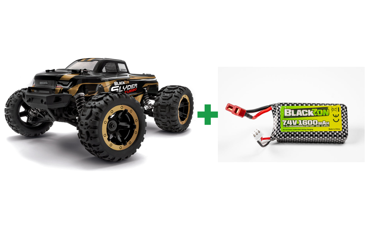 BLACKZON Slyder MT Turbo 1:16 4WD Brushless Monster Truck