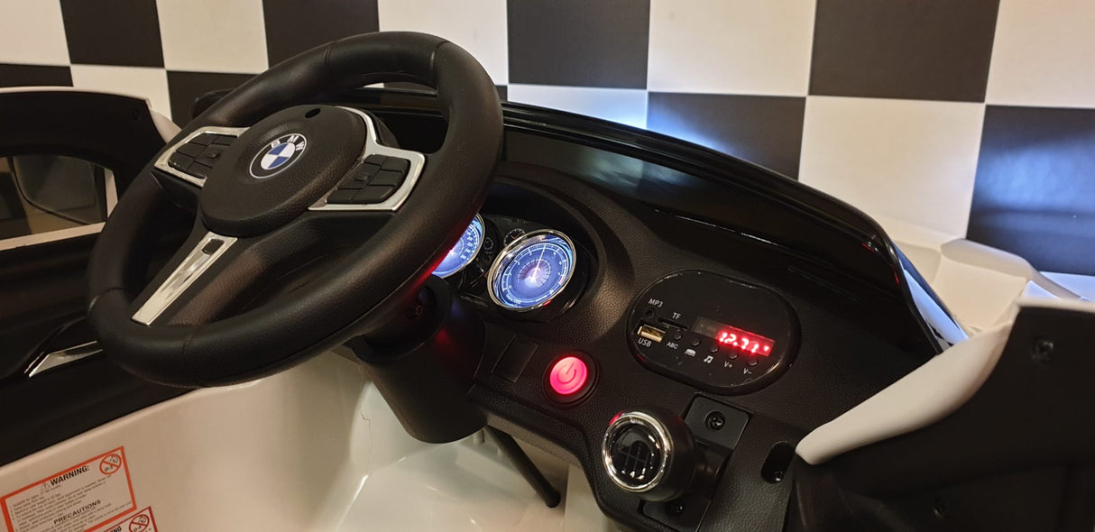 Battery car BMW GT 12 volt 2.4G remote control white