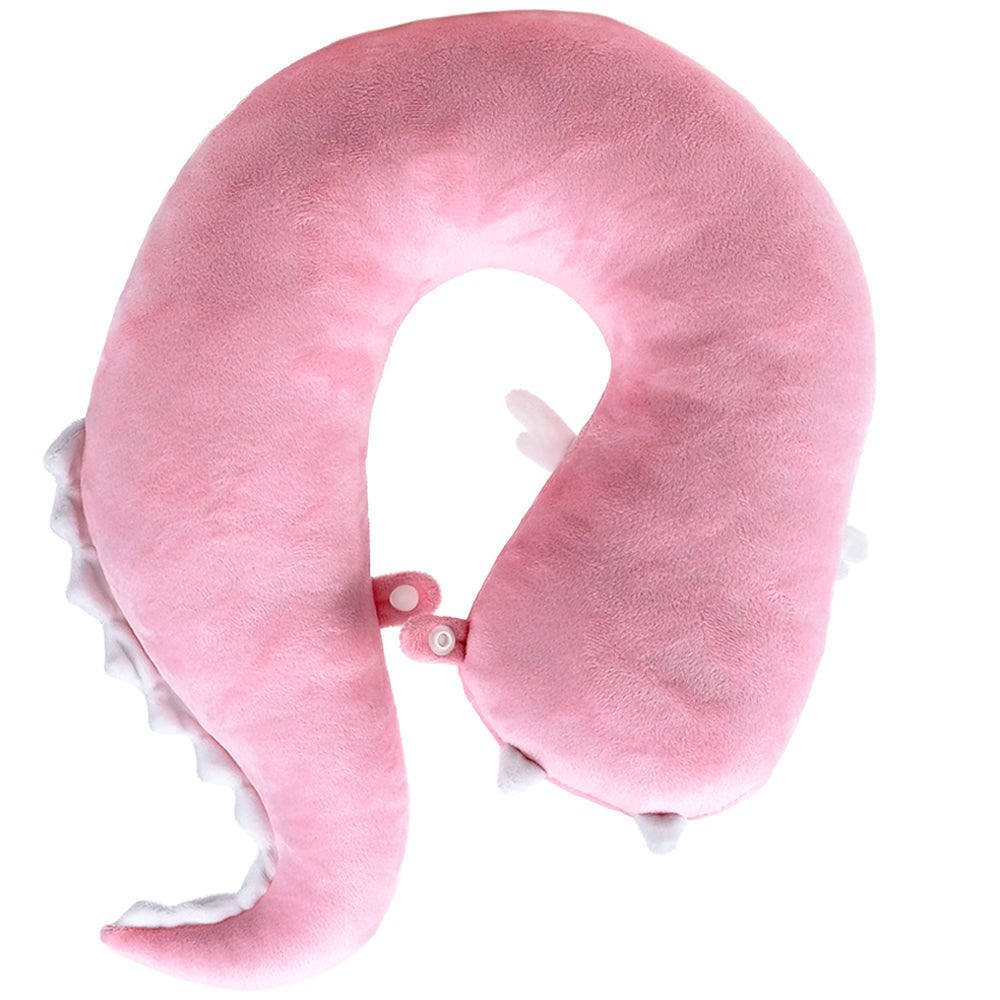 Headrest pillow WP MERCHANDISE Dragon Lily, pink, 35 cm