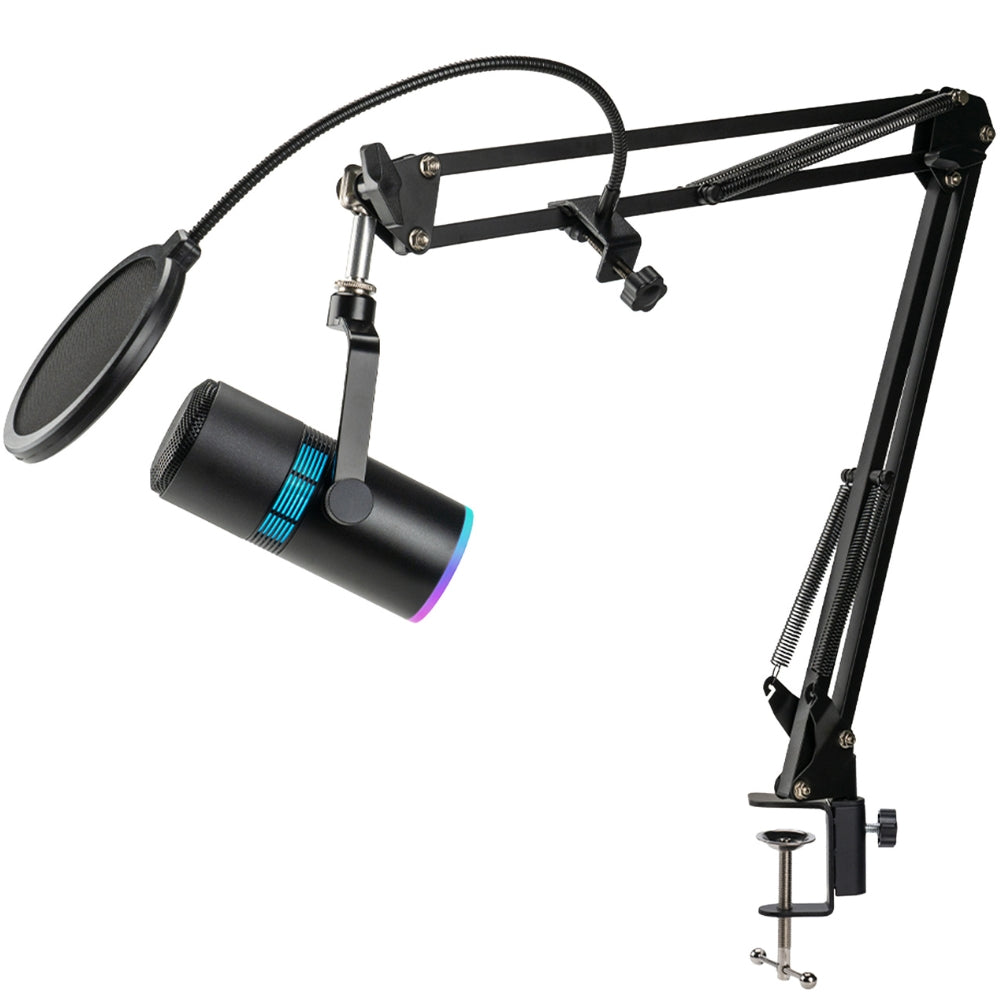 THRONMAX M30 Condenser RGB USB CAPSULE KITS Microphone, Black
