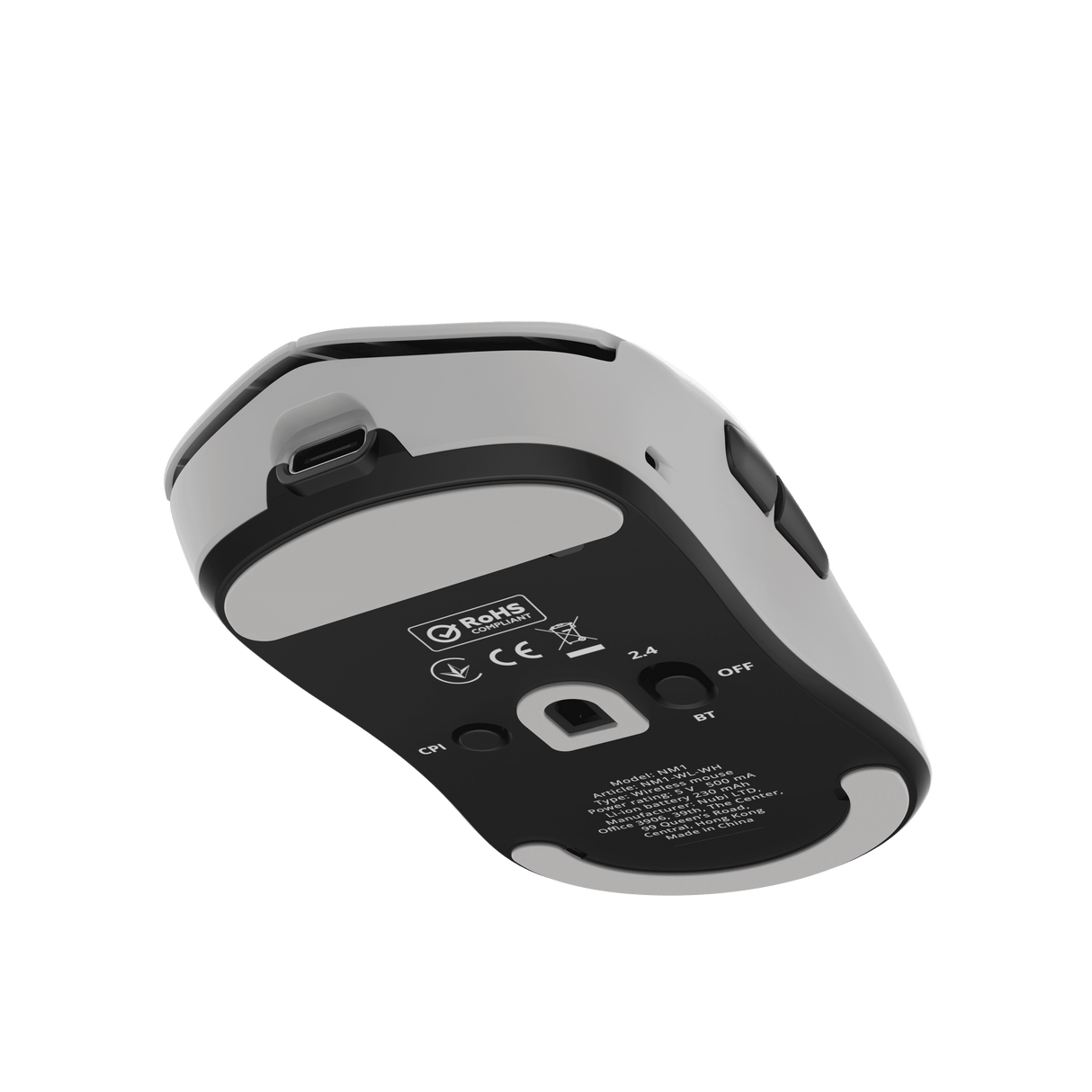 Nubi Mouse NM1 Wireless, White