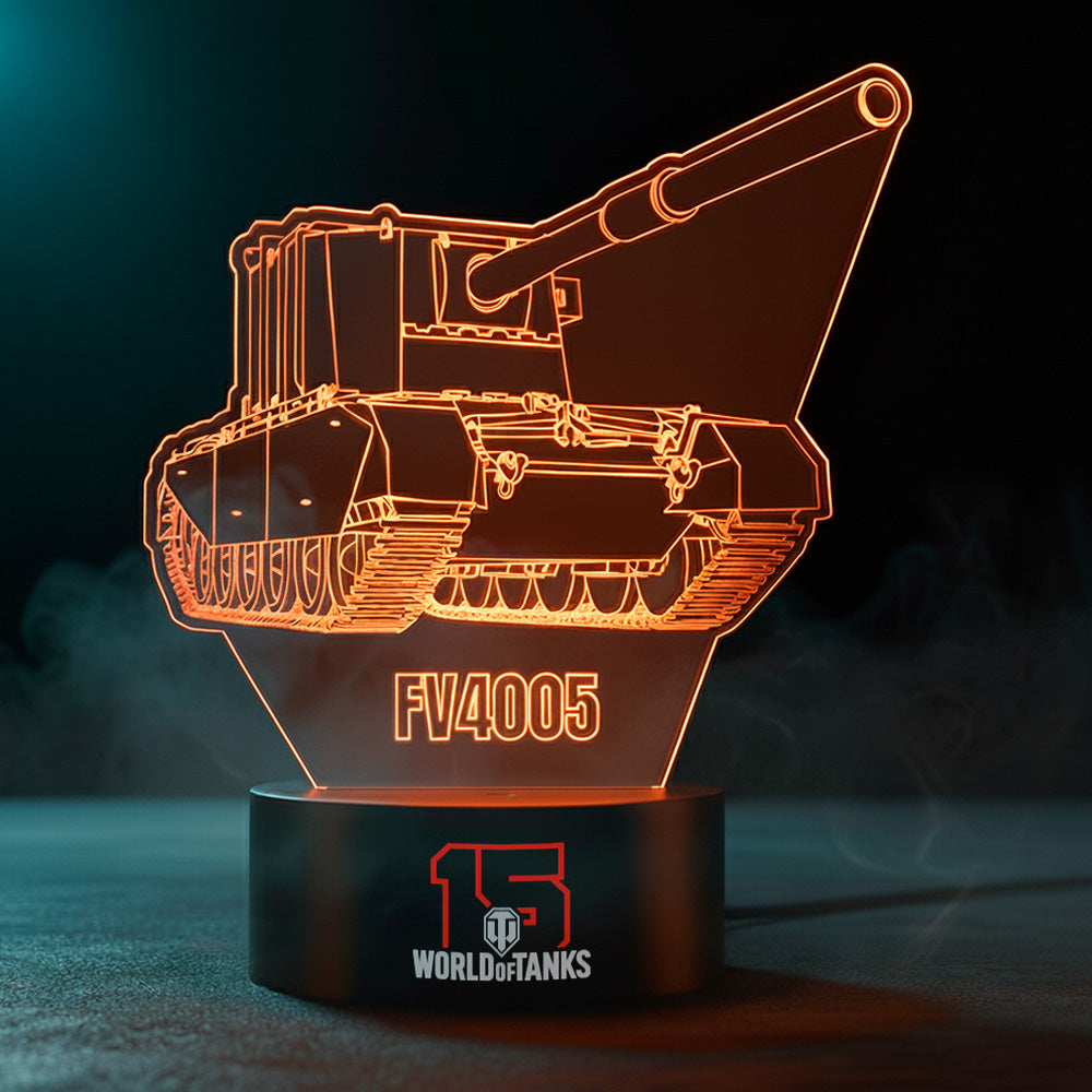 World of Tanks 15 Anniversary Acrylic Lamp
