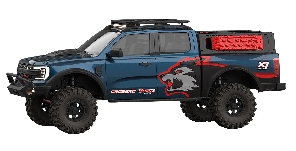 Crawling kit - EMO X7 RTR brushless (blue)