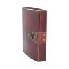 Lockable Tree Of Life Red Leather Journal 15 x 21cm