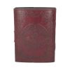 Lockable Tree Of Life Red Leather Journal 15 x 21cm