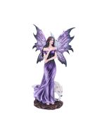 Jewelled Fairy Petalite Figurine Cute Pastel Fairy Ornament