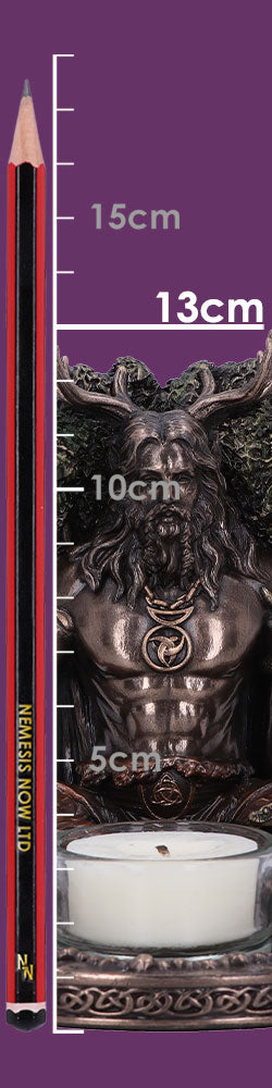 Cernunnos Bronze Tealight Holder 13.5cm