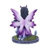 Violet Purple Crystal Fairy Figurine
