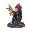 Amber Auburn Crystal Fairy Figurine