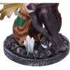 Amber Auburn Crystal Fairy Figurine