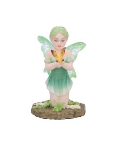 Jenna - Serene fairy with purple lilies and ladybugs