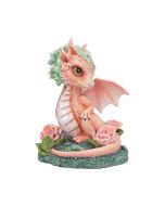 Iris Flower Dragon Figurine