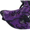 Fancy Dress Jewelled Masquerade Mask Cosplay (Purple)