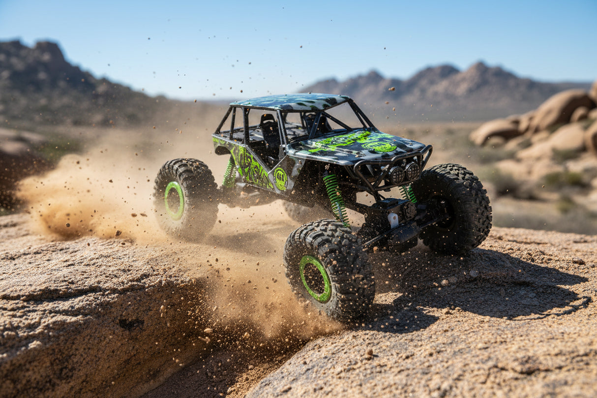 Crazy Crawler 1:10 - stor Fjernstyret off-roader m. LYS