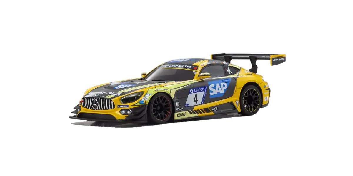 Kyosho Mini-Z RWD Mercedes-AMG GT3 #4 – fjernstyret bil 1:27 RTR (32355YBK)