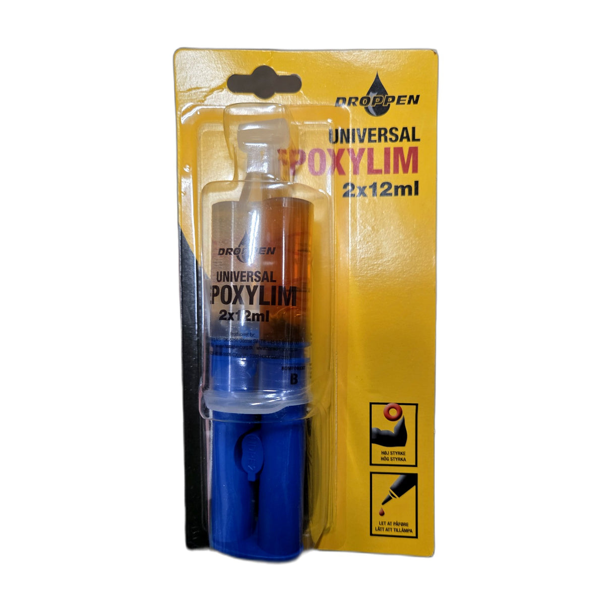 Droppen Universal Epoxylim 2x12 ml
