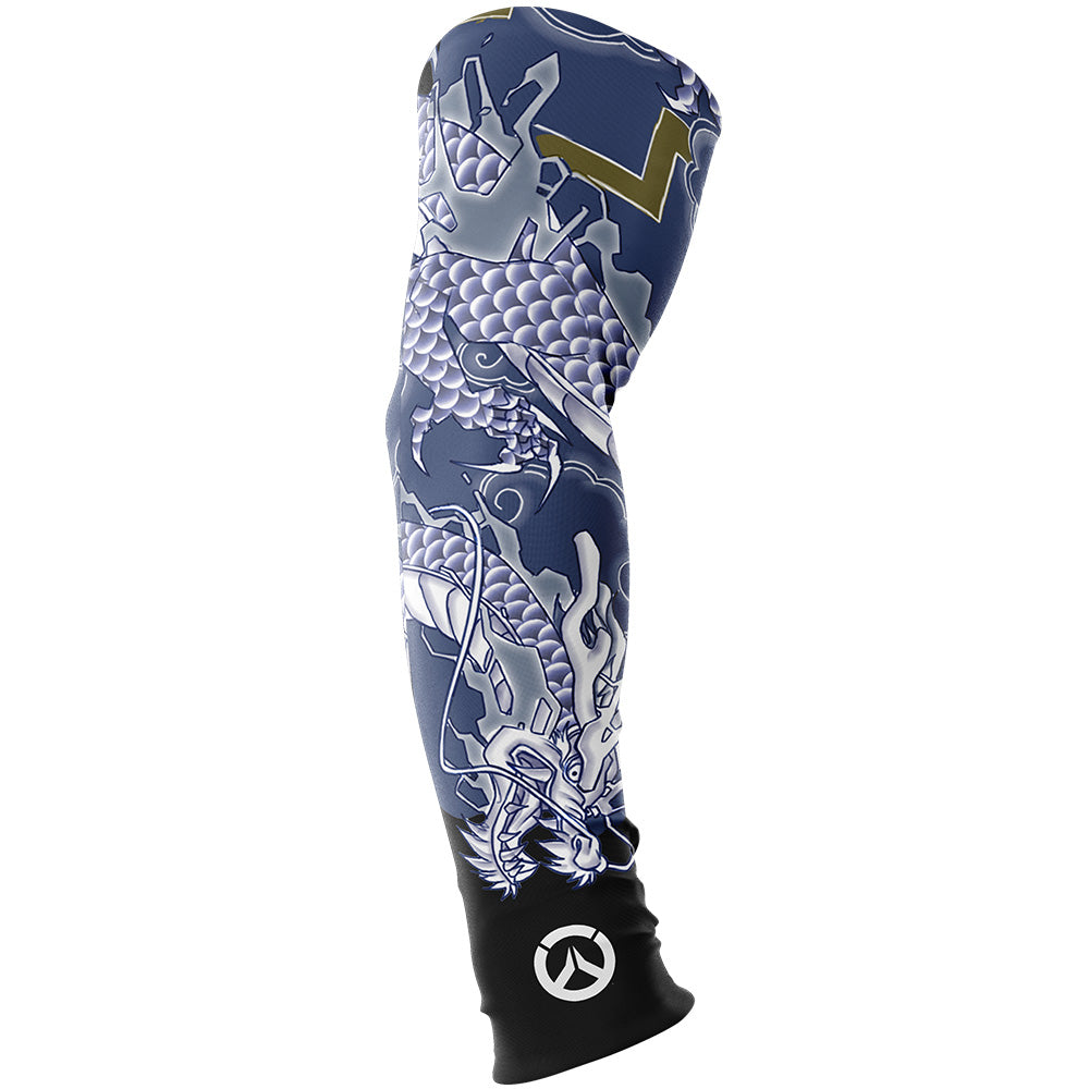 Overwatch 2 Hanzo tatoo seamless gaming arm sleeve, XL
