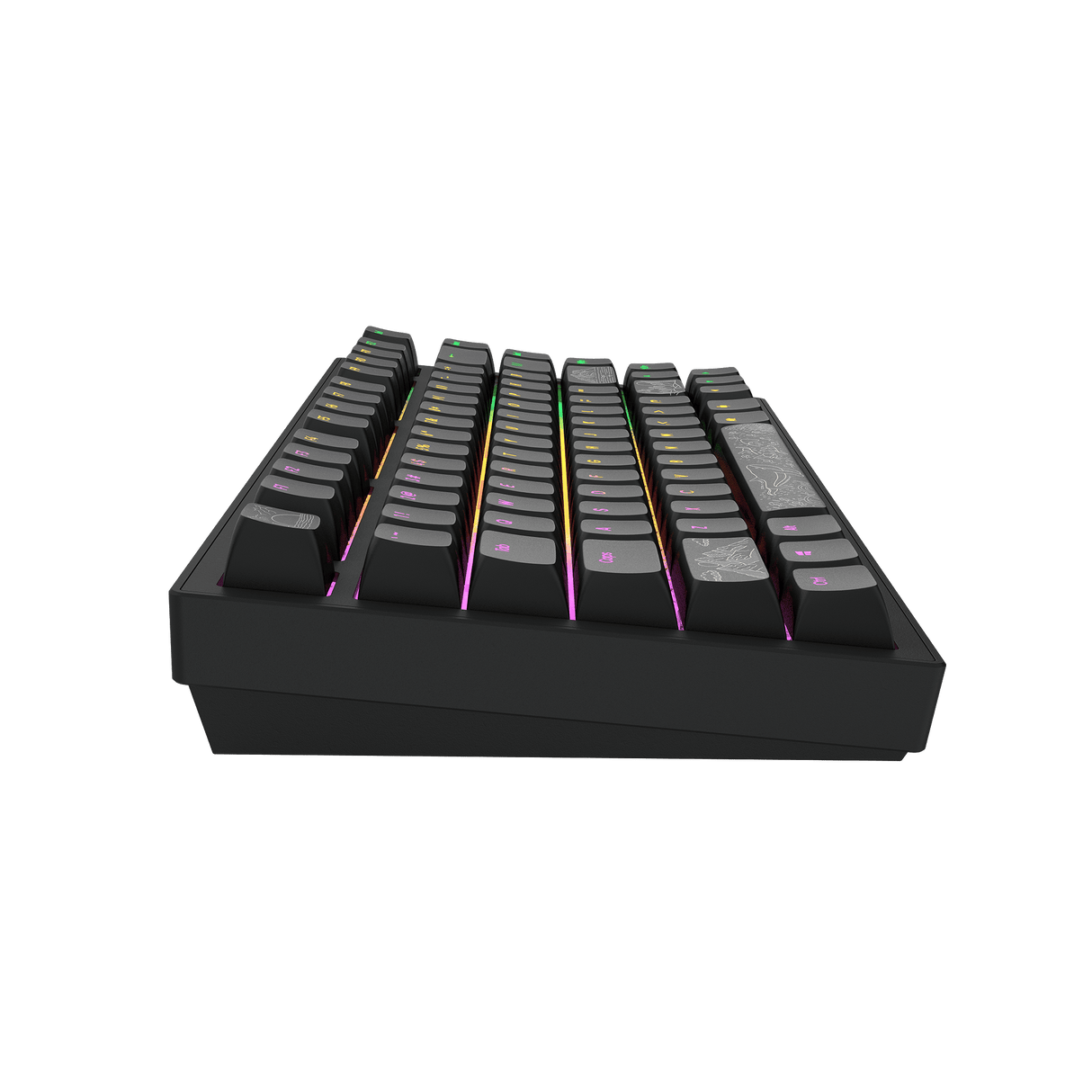 Dark Project ALU Terra Nostra R2 Black - Wired Gaming Keyboard (ANSI)