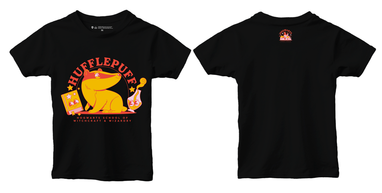 Harry Potter Hufflepuff kids t-shirt black, 5-6 years