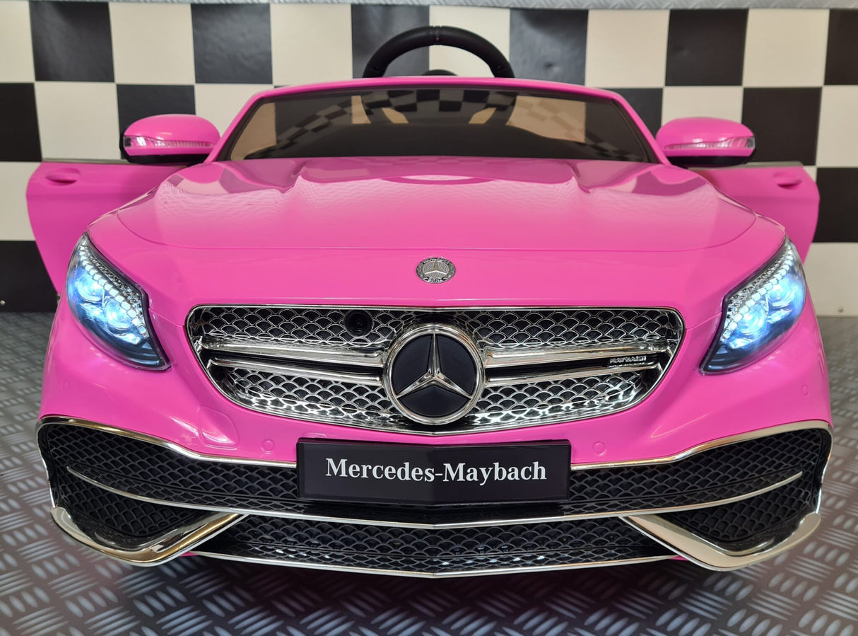 Elektrisk børnebil Mercedes Maybach S650 pink 12 volt