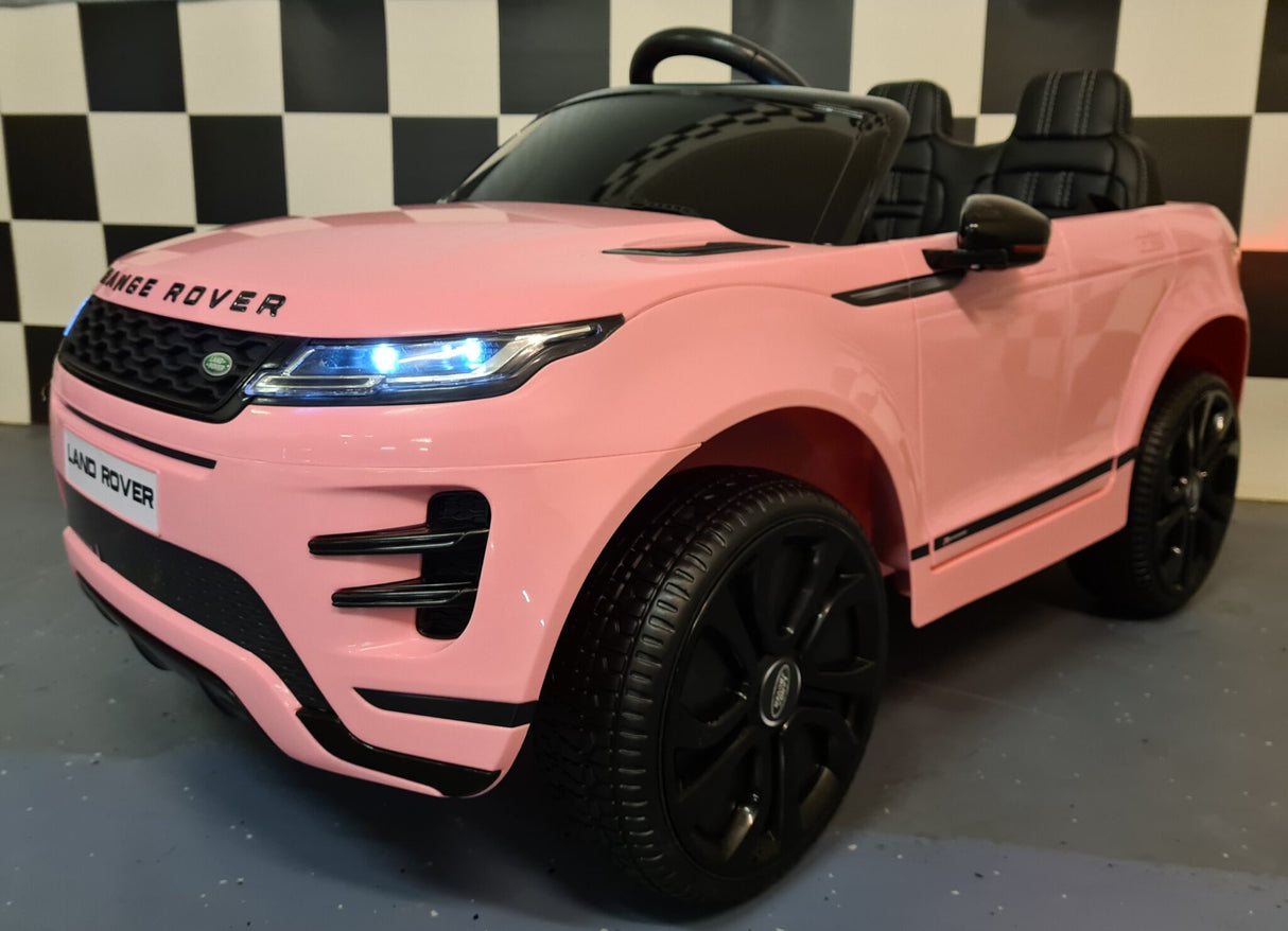 Children's car Range Rover Evoque pink 4x4 12Volts