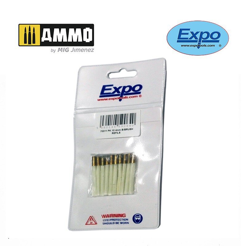 Pack of 10 4mm Glass Fibre Refills