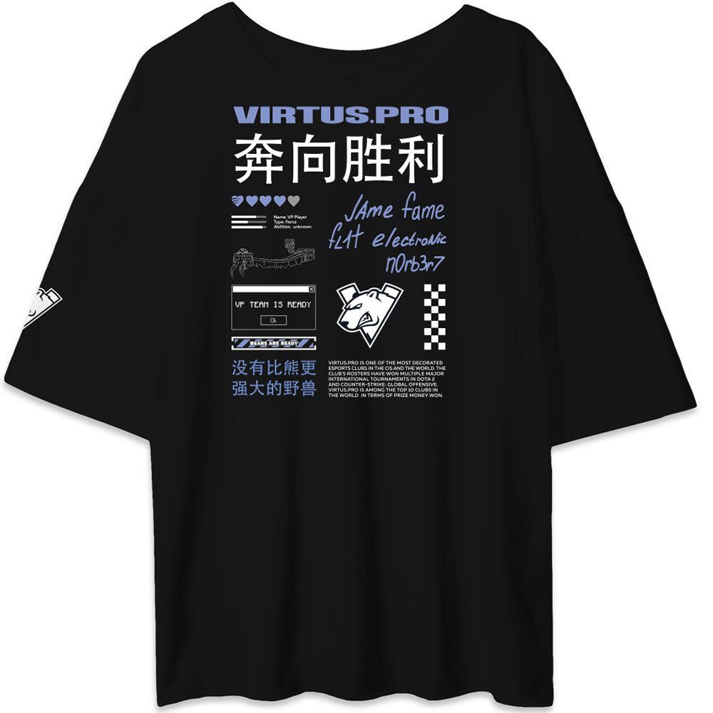 Shanghai Major 2024 Limited Edition oversize t-shirt black, L/XL