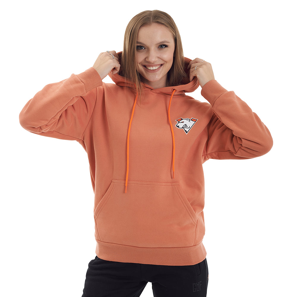Virtus.pro Hoodie classic w/pocket orange, 2XL