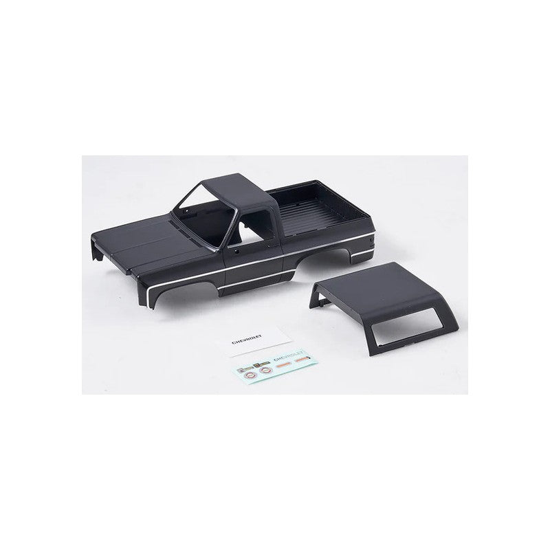 FCX24Pro K5 - CAR BODY AND CANVAS TOP PAINTED (BLACK / BLACK )
