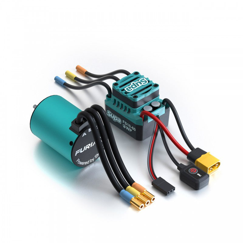 FuriaX Supa 60A 1/10 Sensored Brushless Combo set 4000KV