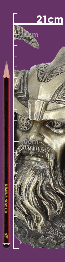 Bronze Odin Norse Viking God Bust