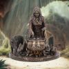 Bronze Welsh Goddess Ceridwen Figurine