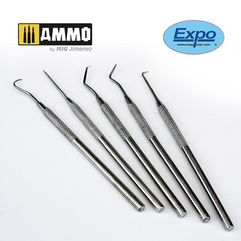 5 pcs Stainless Hook & Pick Set