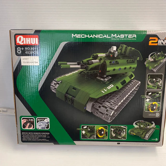 Tech Brick R/C Tank 2-in-1 – Byg, leg og kør!