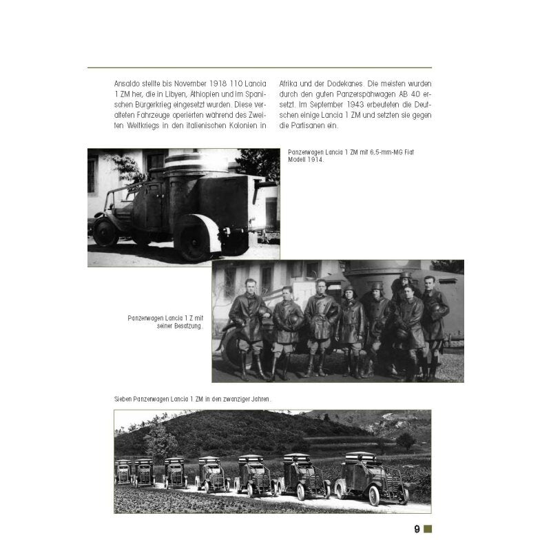 Italienische KFZ und Panzer 1916 - 1945