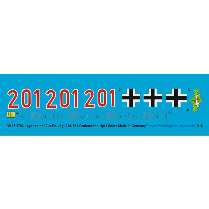 Jagdpanther 2.schw.Pz.Jäg.Abt 654 Grafenwöhr 1944 Hpt Lüders