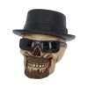 Small Badass Hat and Sunglasses Skull Figurine
