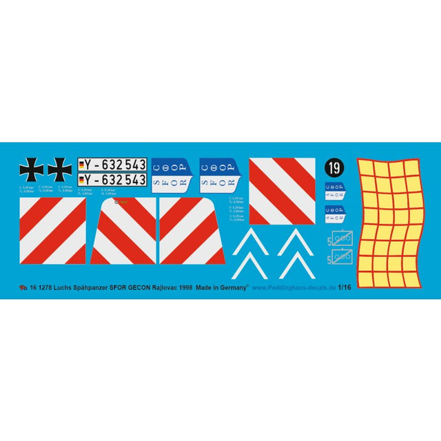 Luchs Spähpanzer Gecon SFOR Rajiovac 1998