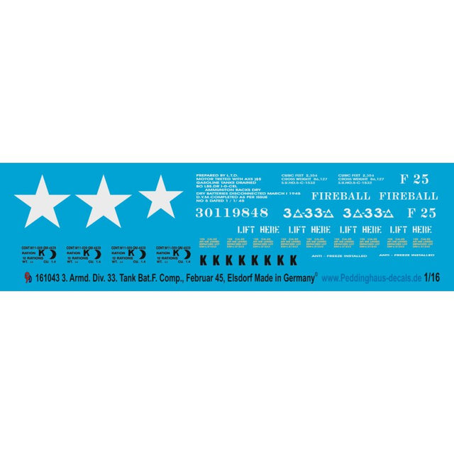 M 26 Pershing Kampfpanzer 3. Armd. 33.Tank Bat. Elsdorf 1945