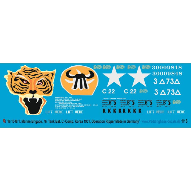 M26 Pershing 1. Marines 76. Tank bat. Korea 1951 Op. Ripper